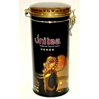 Unitea (Юнити) Супер Пекое 5 звёзд 300г. чёрный крупнолистовой скрученный (Шри-Ланка)