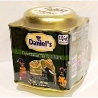 Daniel's (Дэниэлс) Грин Чунни 100г. высокогорный зелёный чай. Размер: 8,5*8,5*8,5см.(Шри-Ланка)