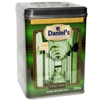 Daniel's (Дэниэлс) Триумф 250г. высокогорный зелёный чай. Размер: 15*10,5*10,5см. (Шри-Ланка)